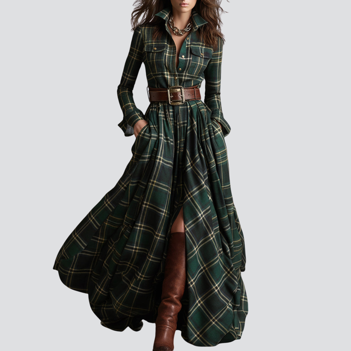 Scarlett | Belted Shirt Dress