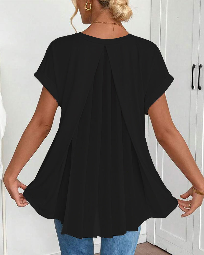 Elowen | Grace Flow Pleated Tee