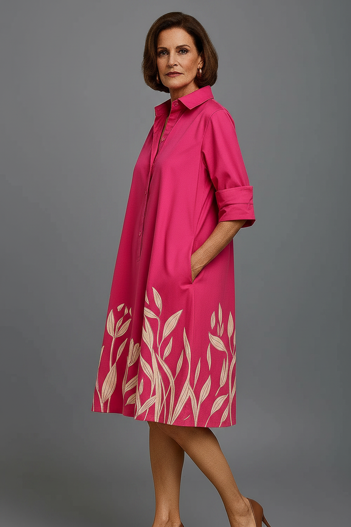 Amore | Floral Shirt Dress