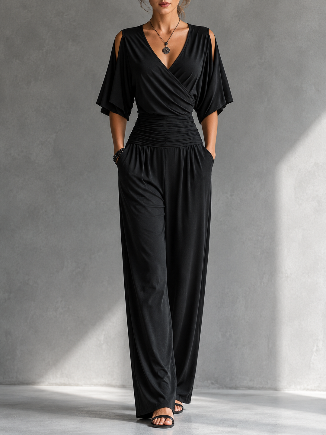 Ava | Elegant Wide-Leg Jumpsuit