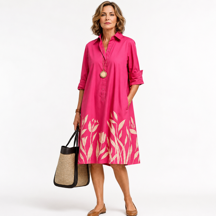 Amore | Floral Shirt Dress