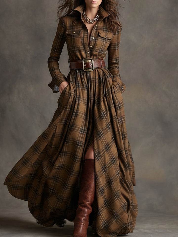 Scarlett | Belted Shirt Dress