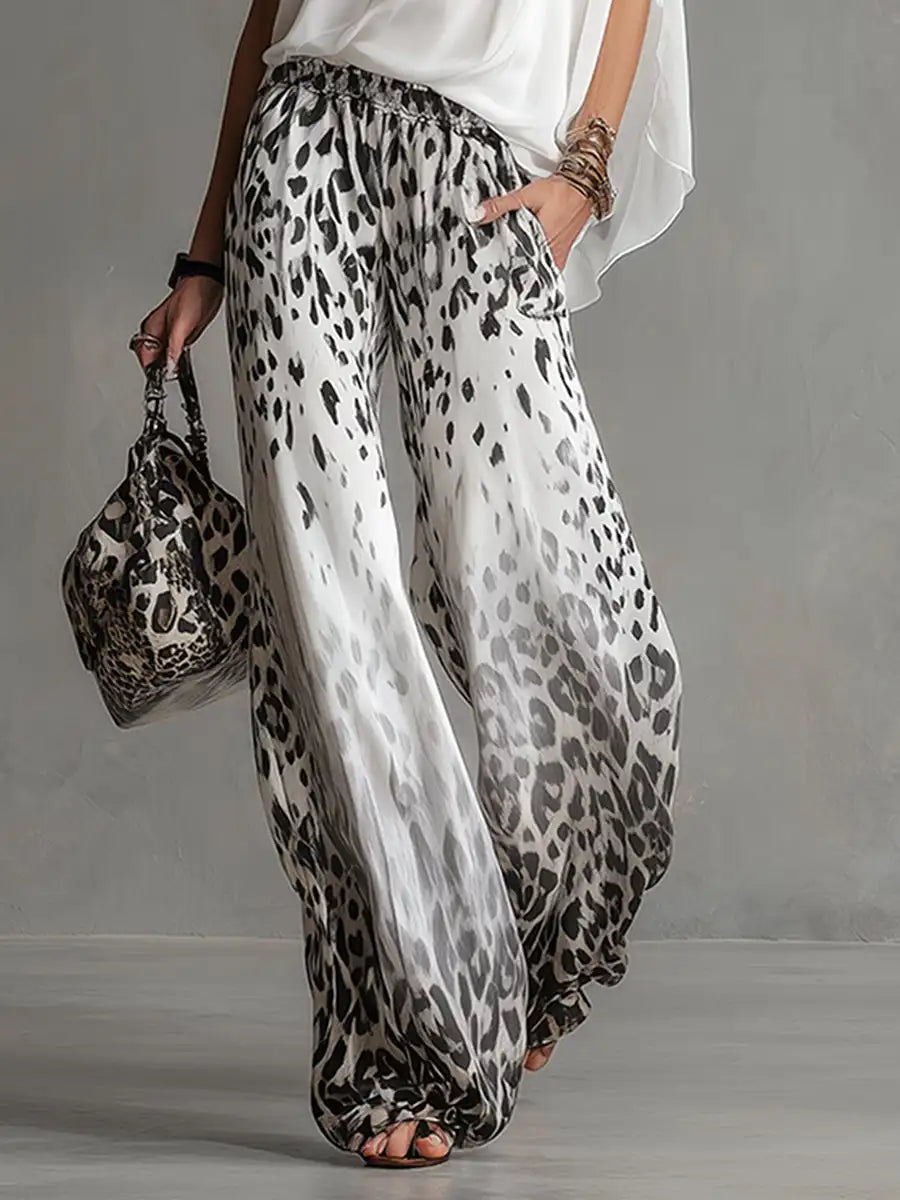 Elvaria | Printed Wide-Leg Jumpsuit