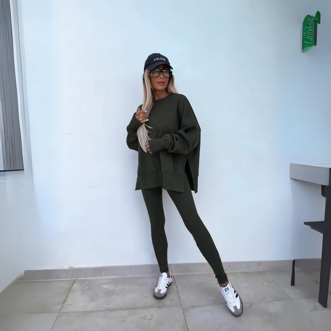 Bridgerton | Casual Long Sleeve Sweatshirt and Pants Set