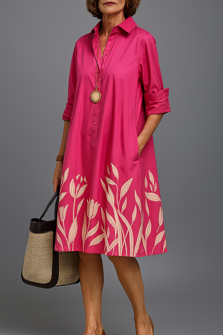 Amore | Floral Shirt Dress