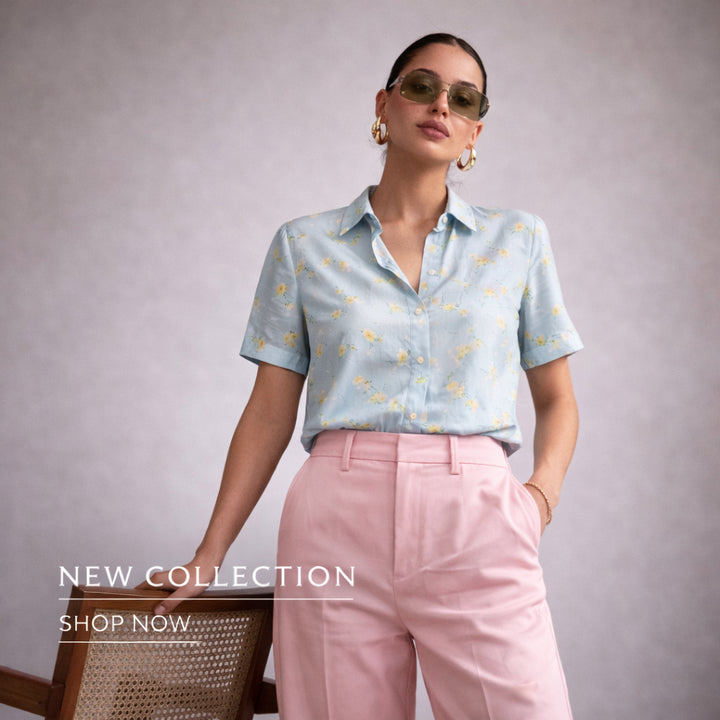 Harper | Blouse with Colourful Print