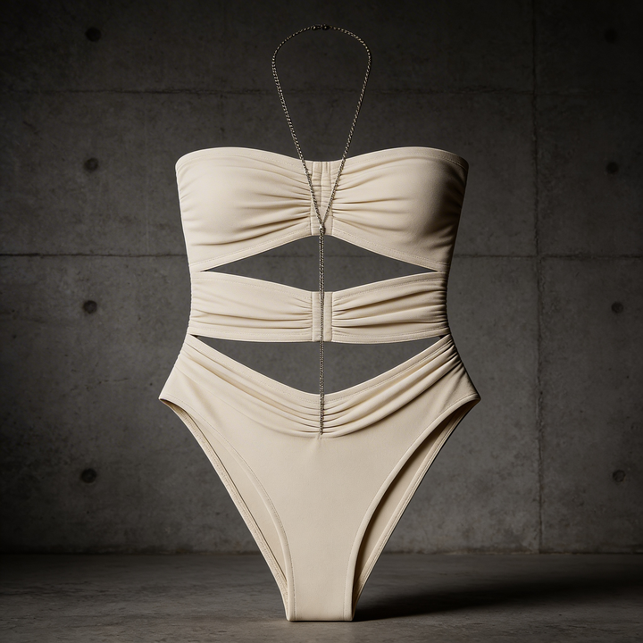 BRIDGERTON  | WOMEN'S ONE-PIECE SWIMSUIT | CUTOUT | STRAPPY