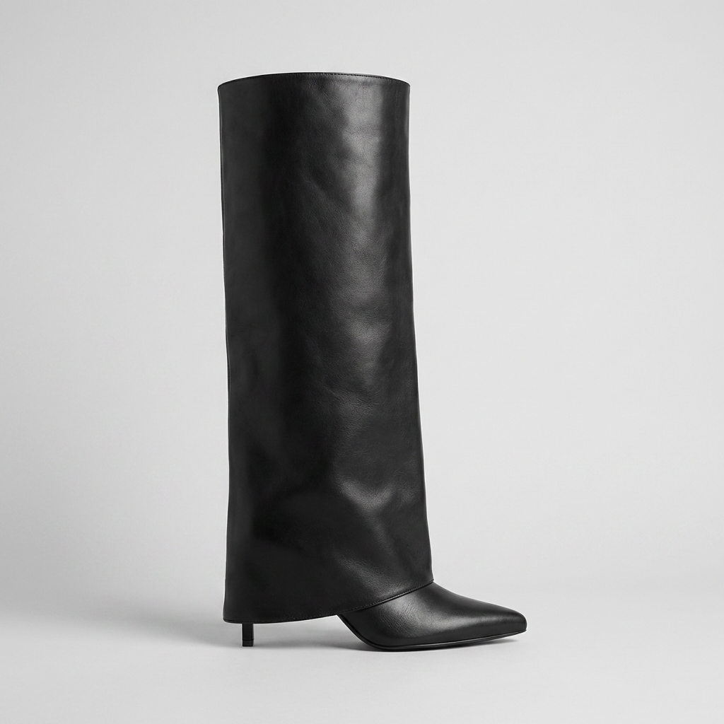 Valessia | Sculpt Heel Knee Heels