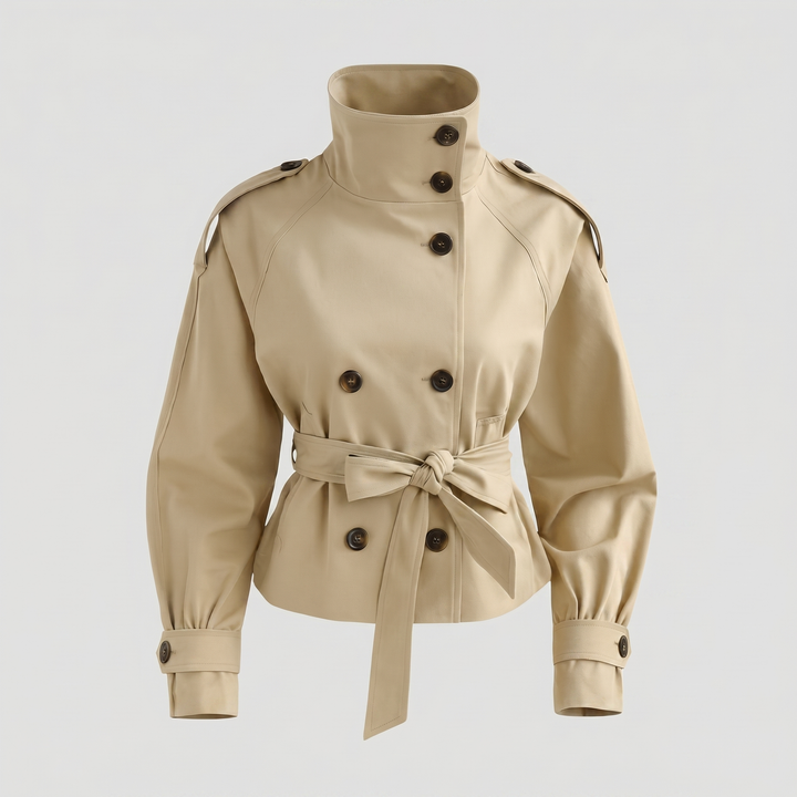 Veloria |TRENCH JACKET BELTED