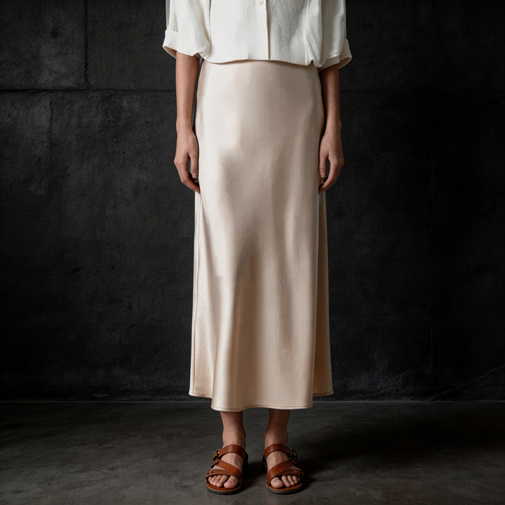 Kayla | SKIRT MIDI SILK