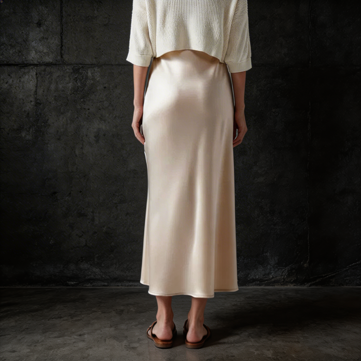 Kayla | SKIRT MIDI SILK