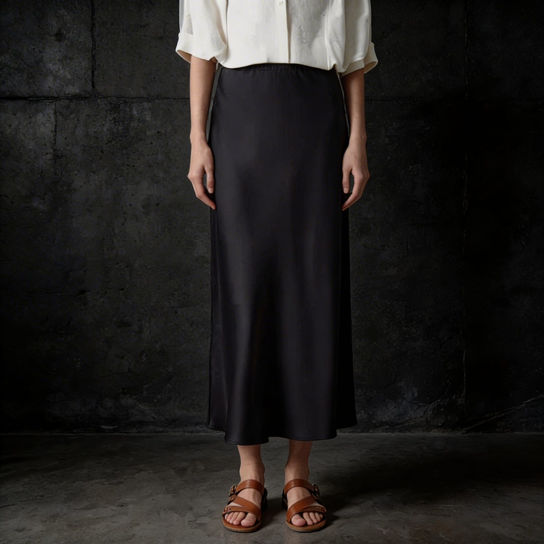 Kayla | SKIRT MIDI SILK