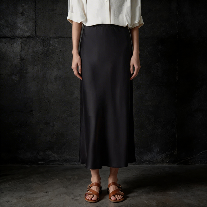 Kayla | SKIRT MIDI SILK