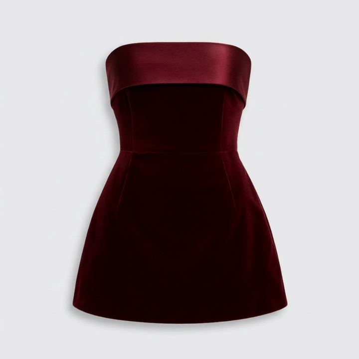 Elarisse | Luxe Strapless Mini Dress