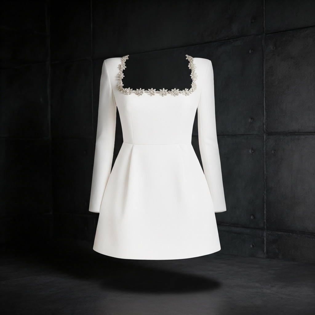 Velmira | Midnight Velvet Mini Dress