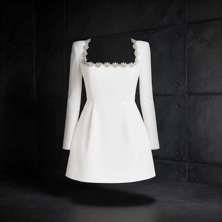 Velmira | Midnight Velvet Mini Dress