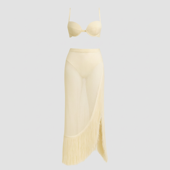 BRIDGERTON | WOMEN'S TWO-PIECE SET | BRALETTE | FRINGE