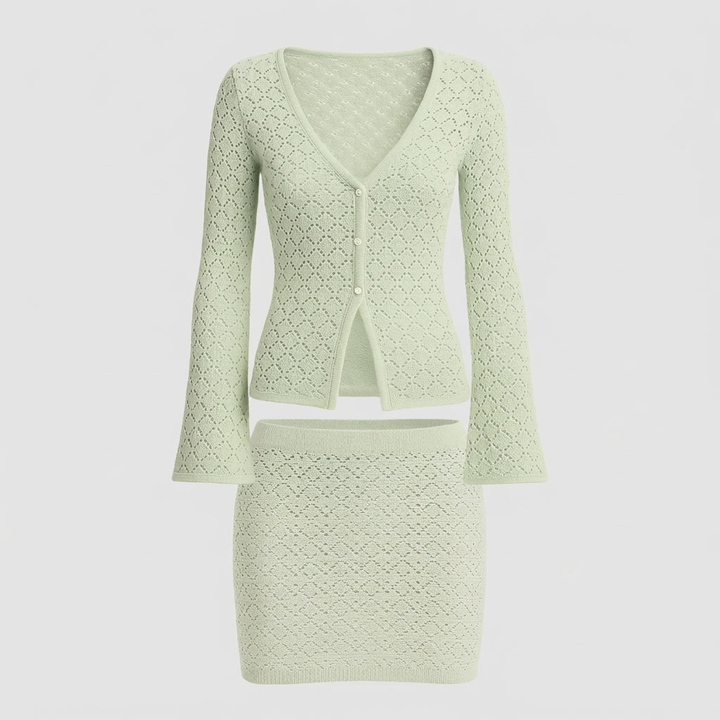 BRIDGERTON  | WOMEN'S TWO-PIECE SET | CROCHET | KNIT