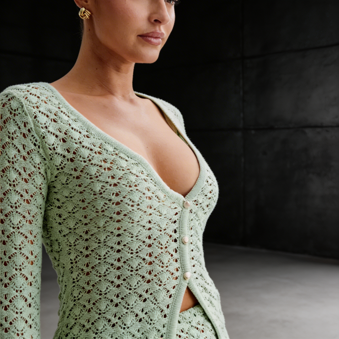 BRIDGERTON  | WOMEN'S TWO-PIECE SET | CROCHET | KNIT