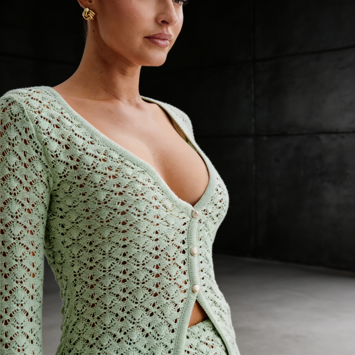 BRIDGERTON  | WOMEN'S TWO-PIECE SET | CROCHET | KNIT