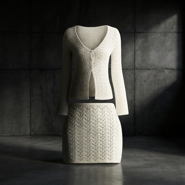 BRIDGERTON  | WOMEN'S TWO-PIECE SET | CROCHET | KNIT