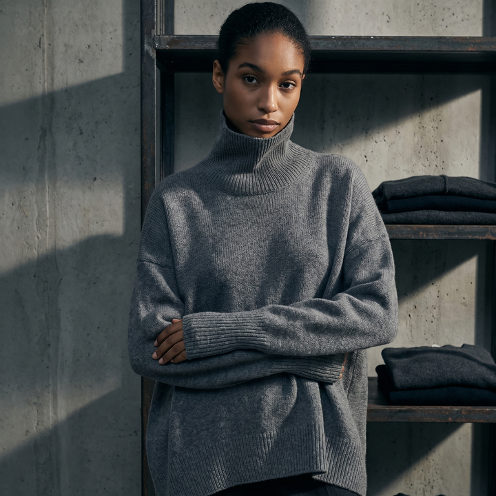 BRIDGERTON  | WOMEN'S SWEATER | TURTLENECK | OVERSIZED