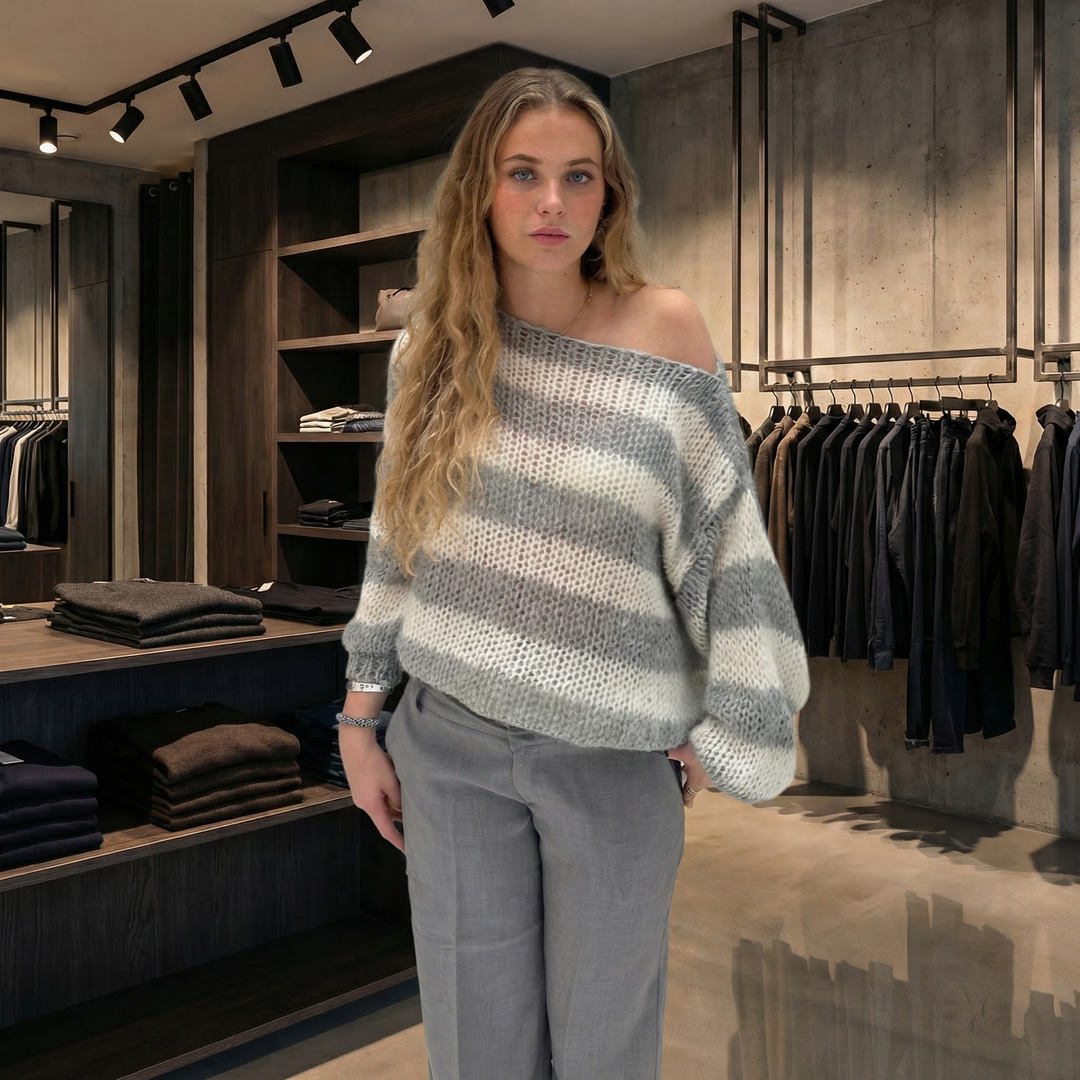 BRIDGERTON  | WOMEN'S SWEATER | LONG SLEEVE | STRIPED