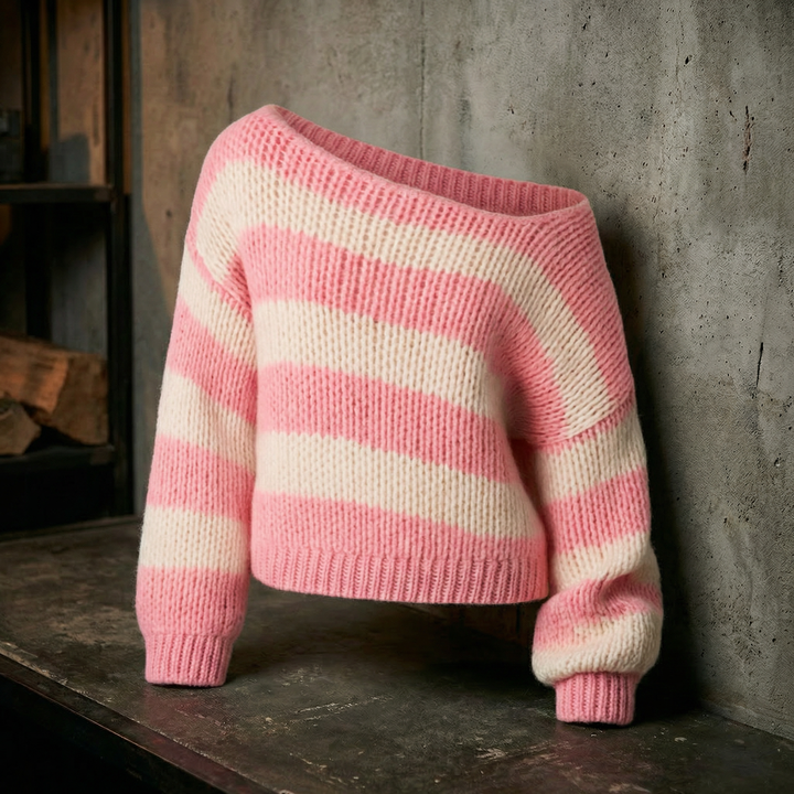 BRIDGERTON  | WOMEN'S SWEATER | LONG SLEEVE | STRIPED