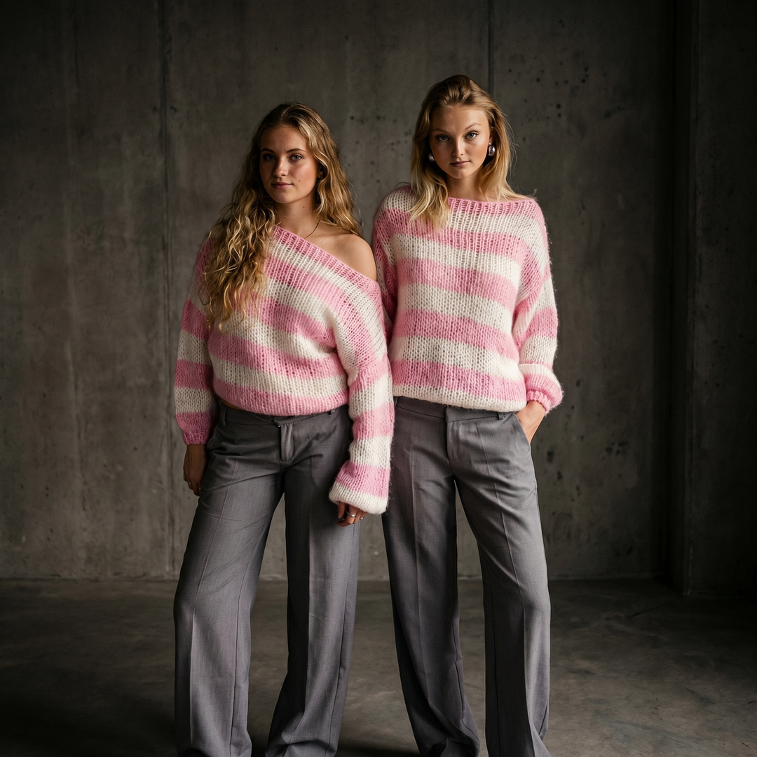 BRIDGERTON  | WOMEN'S SWEATER | LONG SLEEVE | STRIPED