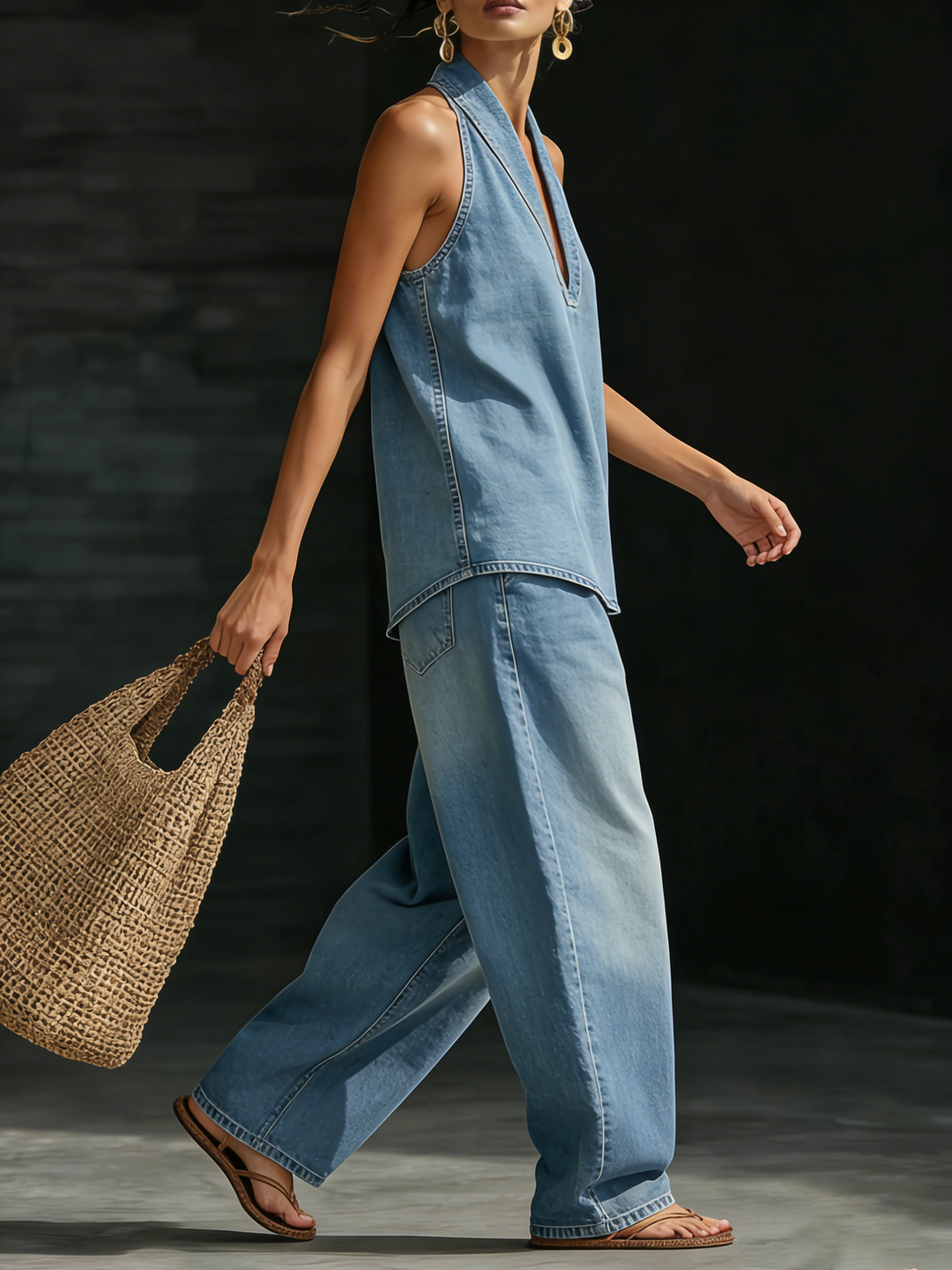 Bella | Relaxed Denim Co-Ord Set