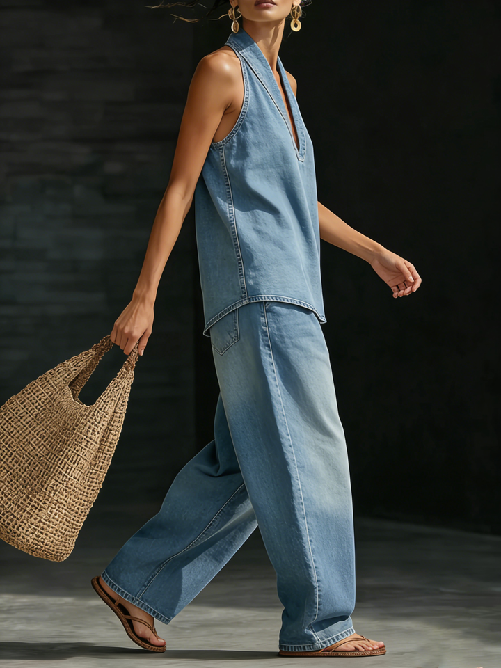 Bella | Relaxed Denim Co-Ord Set