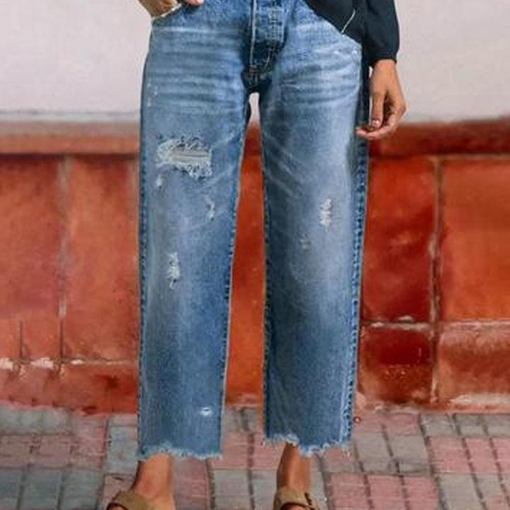 Emma | Relaxed Straight-Leg Jeans