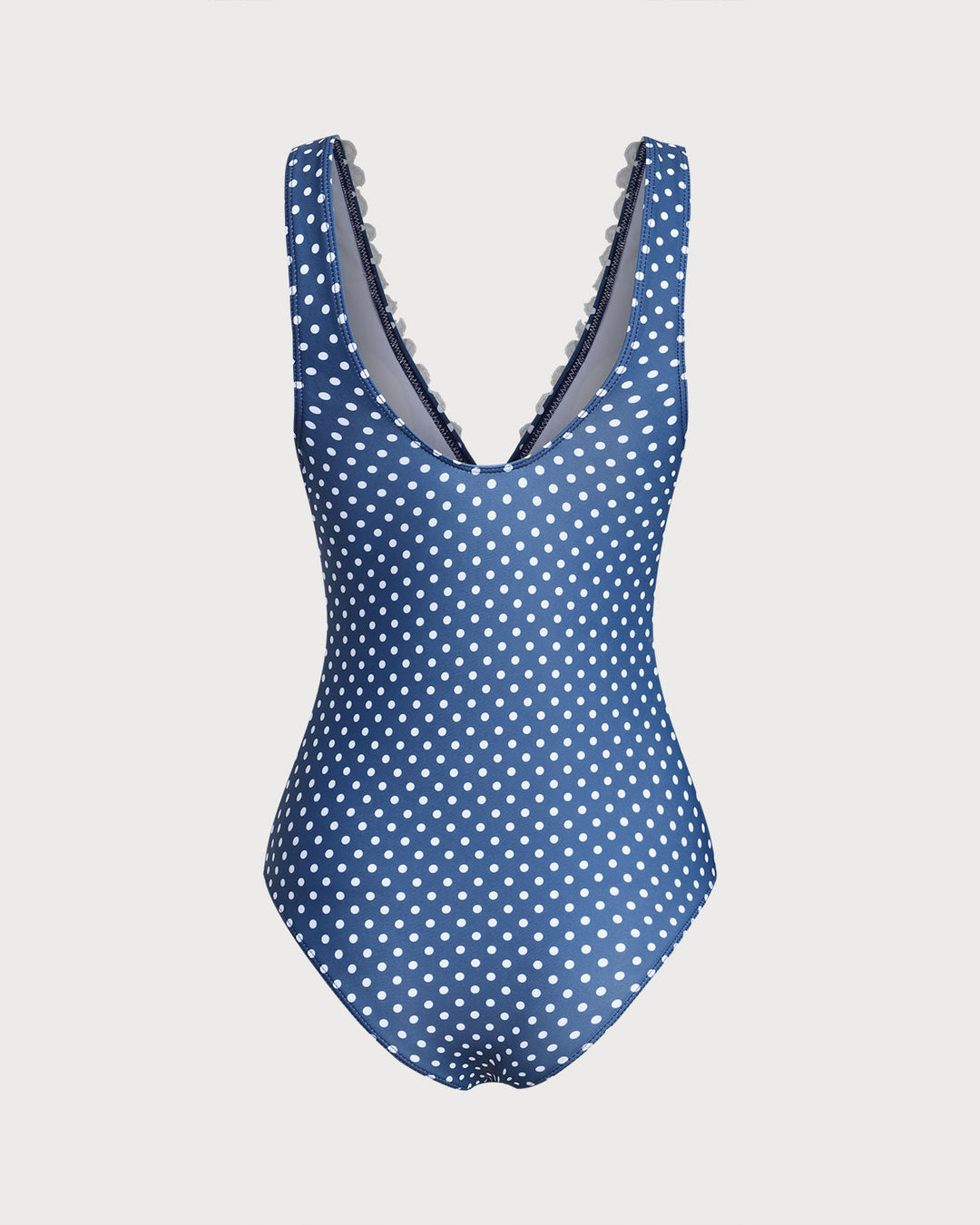 Marbella | Blue Polka Dot One-Piece Swimsuit